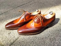 2-toned burnishable wholecut oxford handmade shoes by rozsnyai (2)